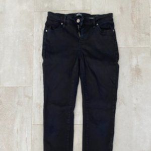Black Skinny Jeans - Mid-Rise Stretch - Women's 4/27| Buffalo - David Bitton
